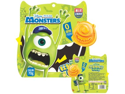Disney Monsters Mike Pear & Loquat Syrup Lollipop 48g CHN