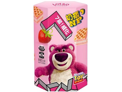 Disney Lotso Strawberry & Cheese Wafer 46g CHN
