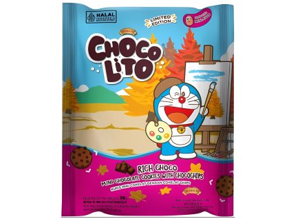 Chocolito Doraemon Rich Choco Chocochips Mini Cookies Limited Edition 30g IDN