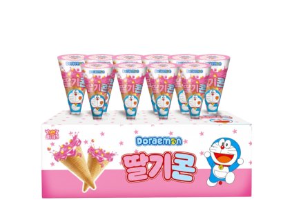 Doraemon Strawberry Corn 15g KOR