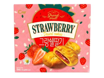 CW Grand Shell Strawberry Cookie 195g KOR