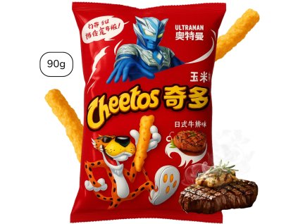 Po Expiraci Cheetos Japanese Steak 90g CHN