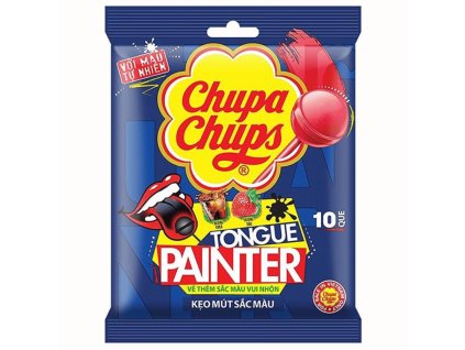 Po Expiraci Chupa Chups Tongue Painter Lollipop 10 Sticks 93g VNM