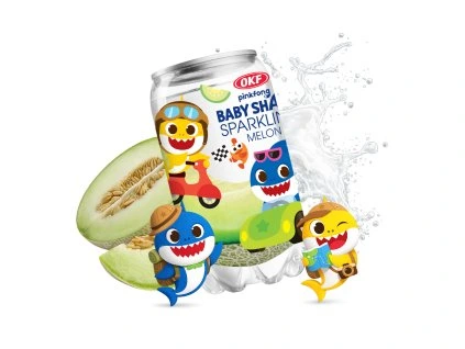 OKF BabyShark Sparking Melon 350ml