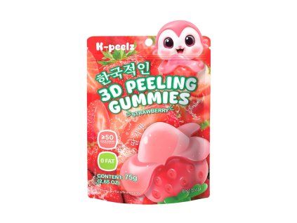 K Peelz Strawberry 3D Peeling Gummies 75g CHN