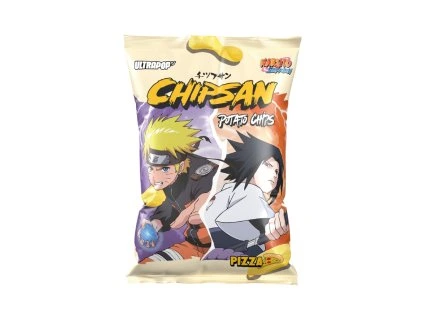 Chipsan Naruto Shipuden Pizza Potato Chips Naruto vs Sasuke 110g EU