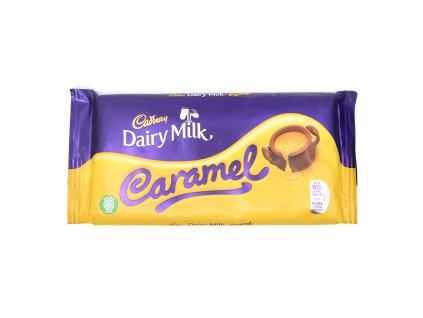 Cadbury Caramel Mléčná Čokoláda Plněná Karamelem 200g UK