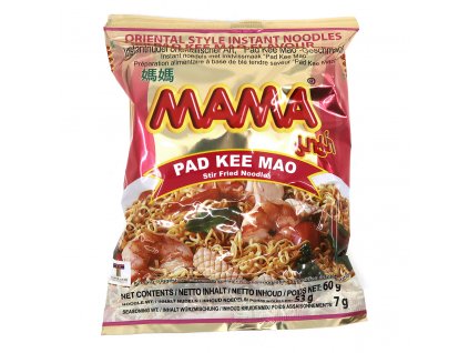 Mama Instantní Pad Kee Mao Nudle 60g THA