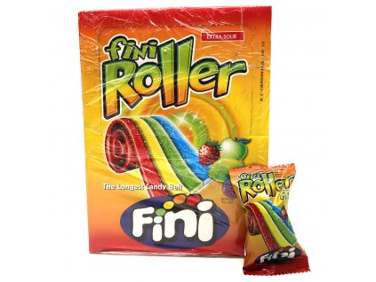 Fini Roller Extra Kyselé Pásky Ovocný Mix 1 Ks 20g ESP