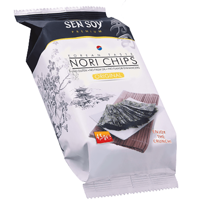 Sen Soy Korejské Křupavé Řasy Nori Chips Original 4,5g KOR Americké