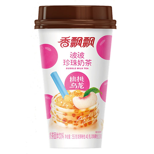XPP Instant Bubble Milk Tea Peach Oolong 55g CHN - Americké, Asijské