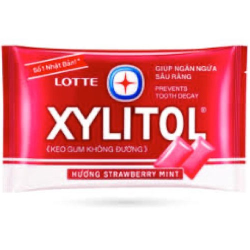 Lotte Xylitol Strawberry Mint Flavor Gum 11.6g THA Americké, Asijské