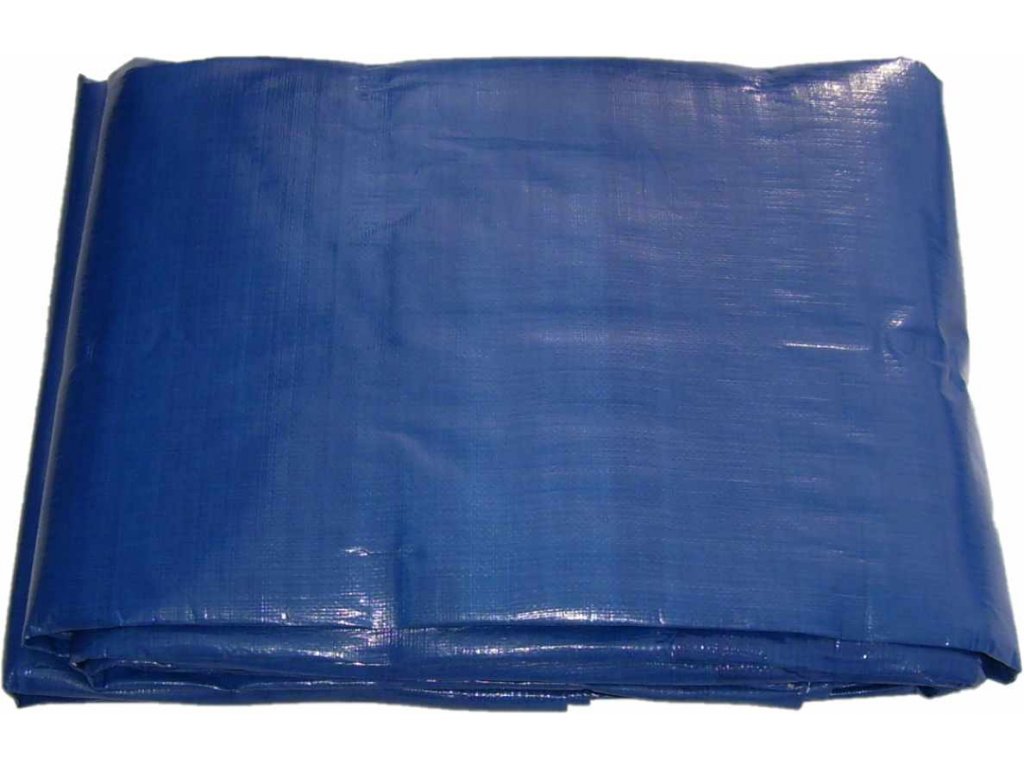 Zakrývací plachta Ø 4,1 m modrá