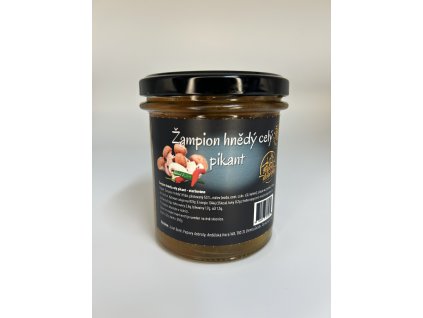 Žampion hnědý celý pikant 350ml