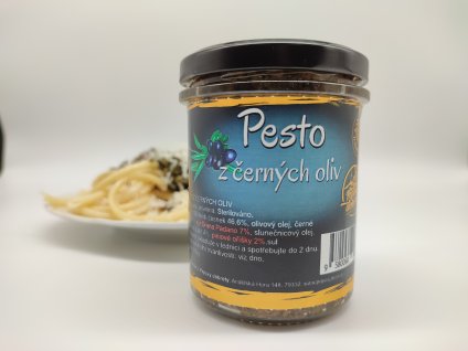 Pesto z černých oliv 190 g