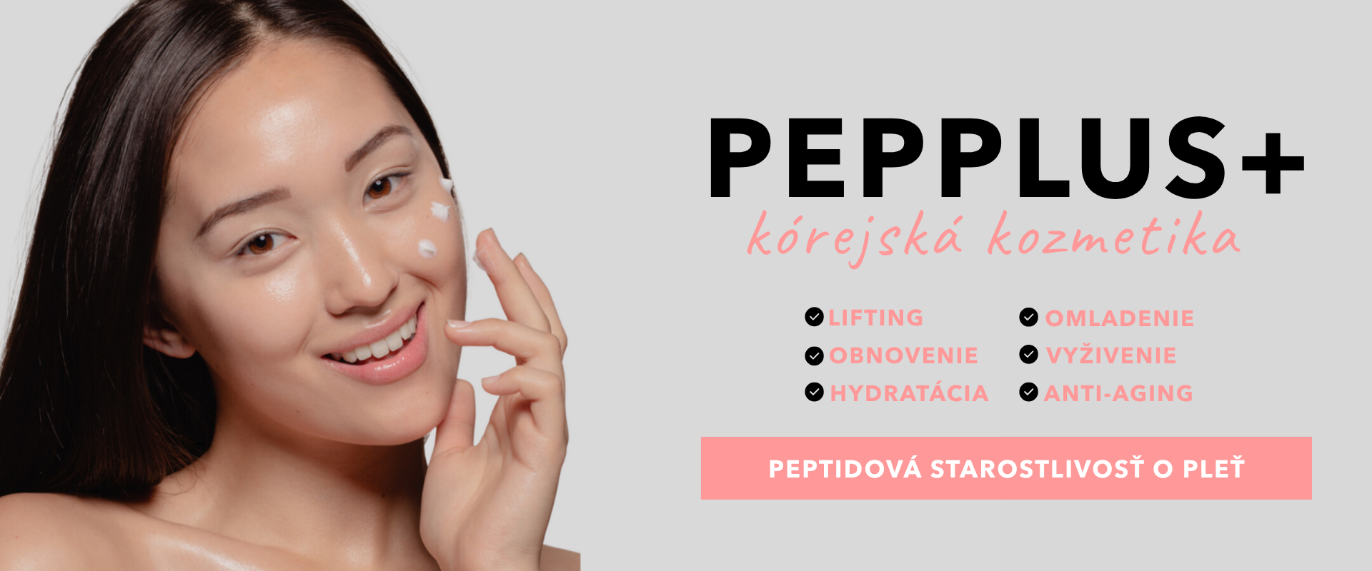 pepplus =  dokonalá a komplexná starostlivosť o pleť