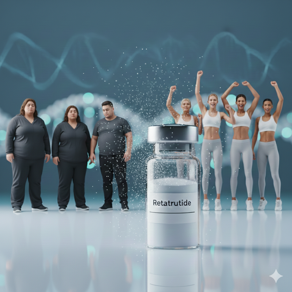 Retatrutide: Revolučný peptid na extrémne chudnutie