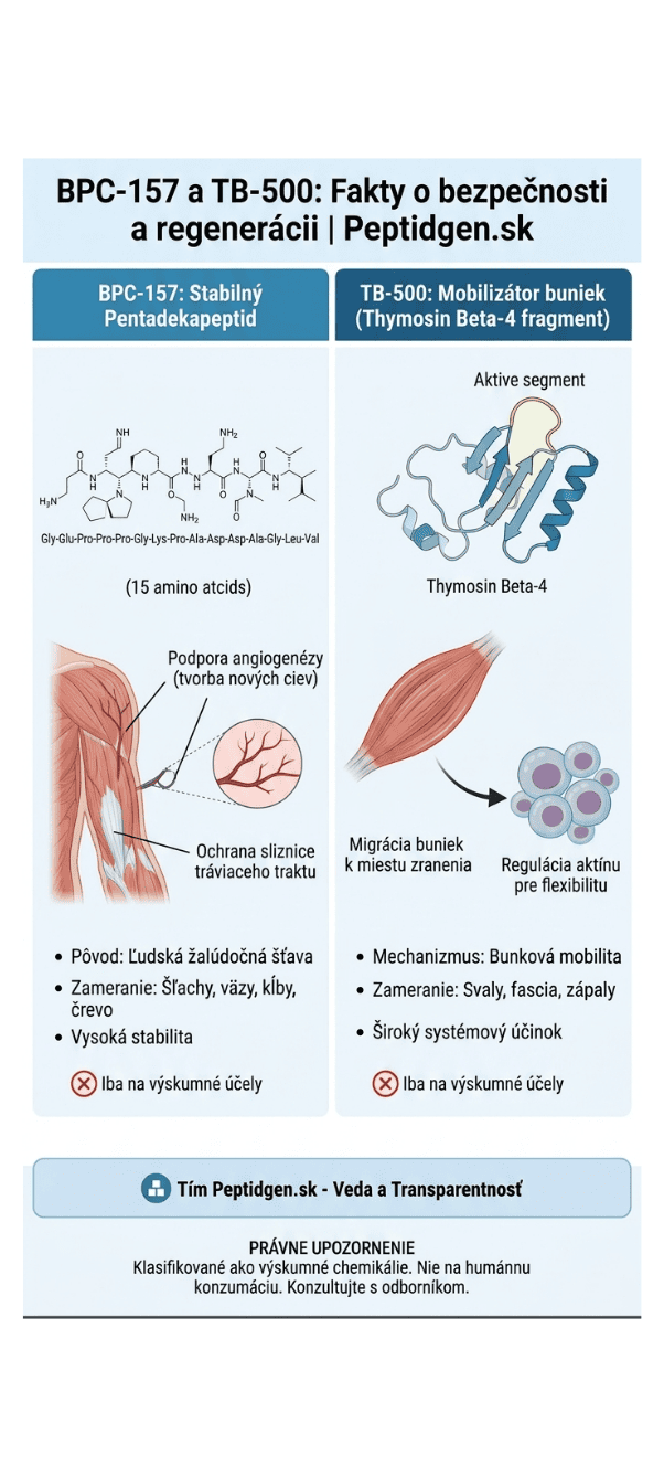 BPC-157 a TB-500: Komplexný sprievodca