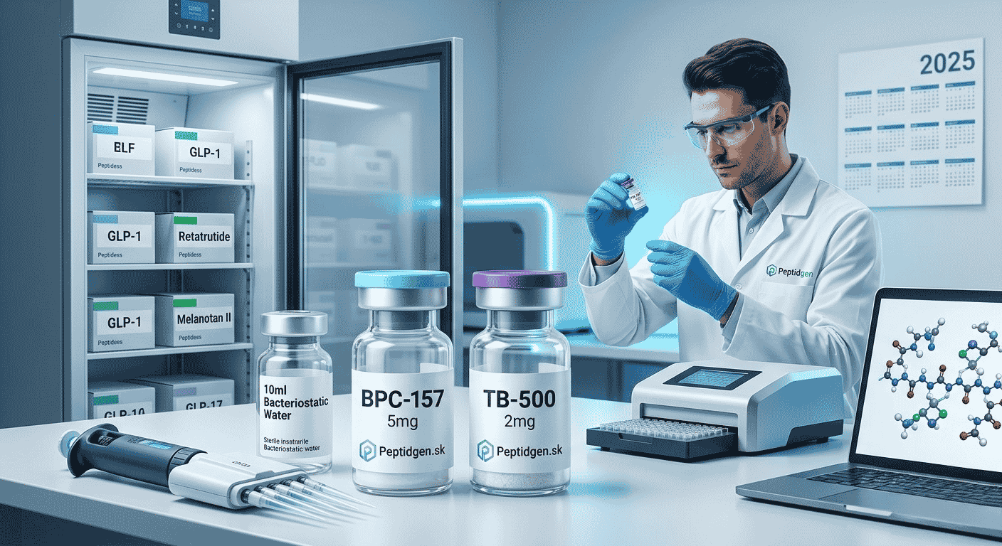 Výskumné peptidy: Kompletný sprievodca od A po Z