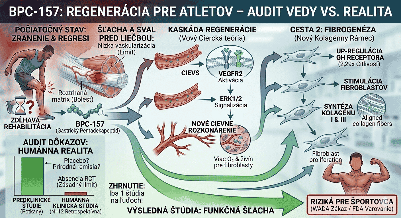 BPC-157 a šľachy: Čo hovorí ortopedický výskum