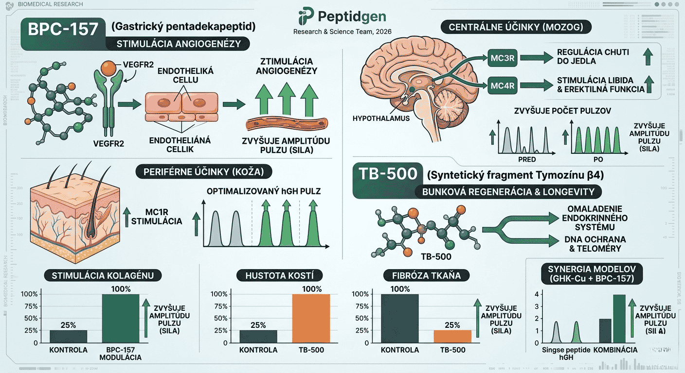 Peptidy na kĺby a šľachy: Výskum BPC-157 a TB-500 | Peptidgen.sk