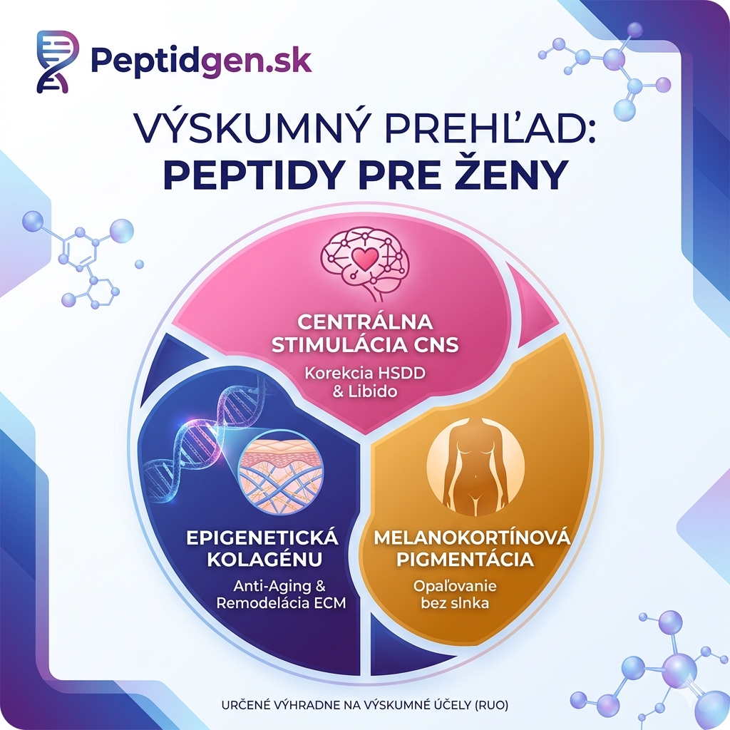 Peptidy pre ženy: Výskum PT-141, MT-2 a GHK-Cu | Peptidgen