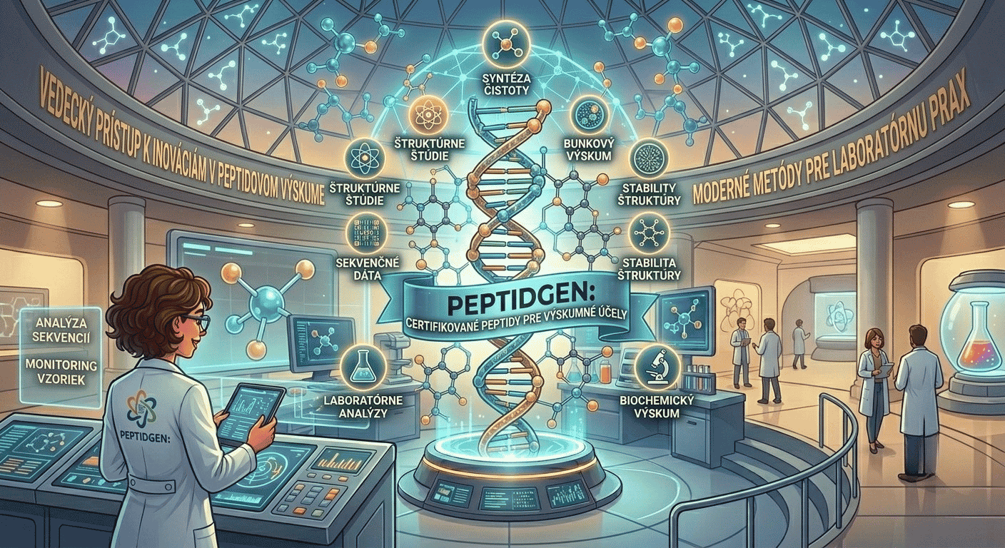Ipamorelin + CJC bez DAC: GH Stack sprievodca 2026 | Peptidgen.sk