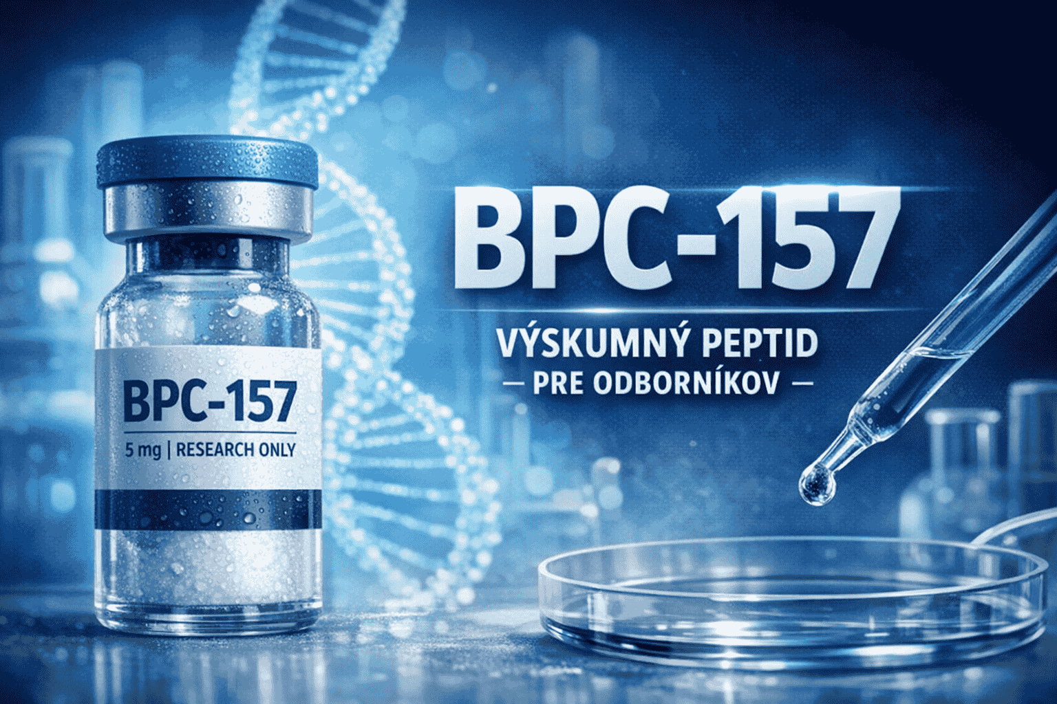 BPC‑157: keď výskum potrebuje istotu, presnosť a spoľahlivý peptid