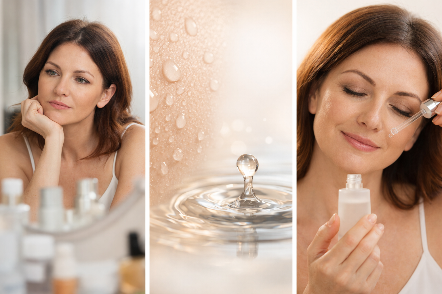 Peptidy a kyselina hyaluronová: ideální kombinace na vrásky a hydrataci pleti