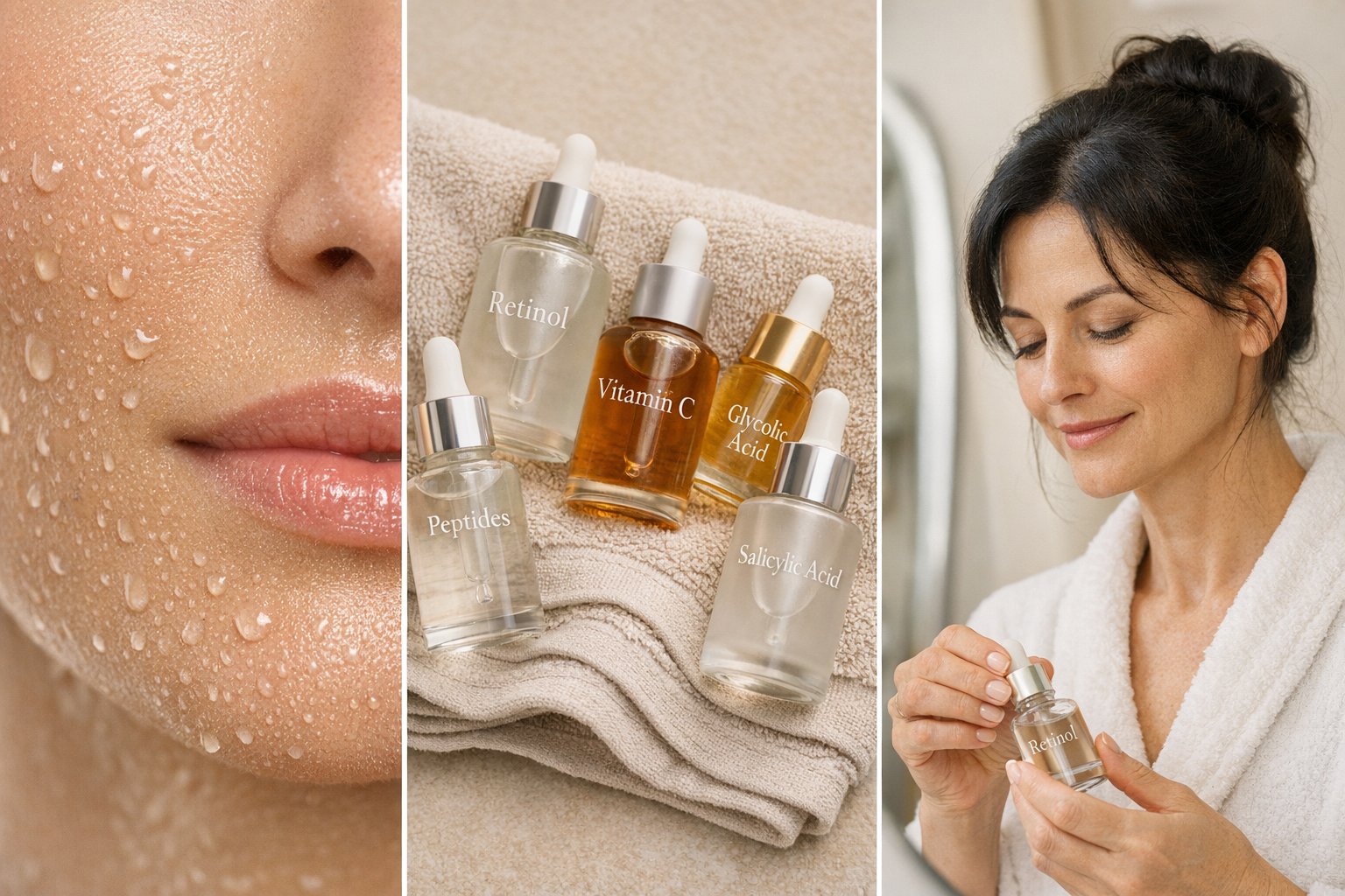 Nejlepší aktivní látky, které kombinovat s peptidy