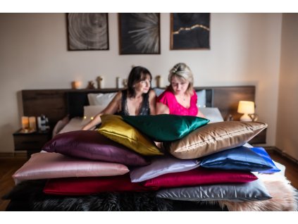 Hedvábný povlak na polštář 50x70 cm