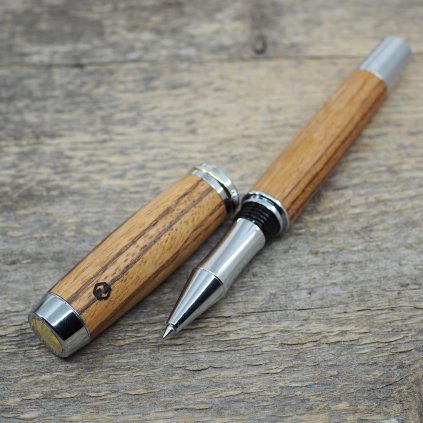 luxusni drevene kulickove pero Portland L zebrano9