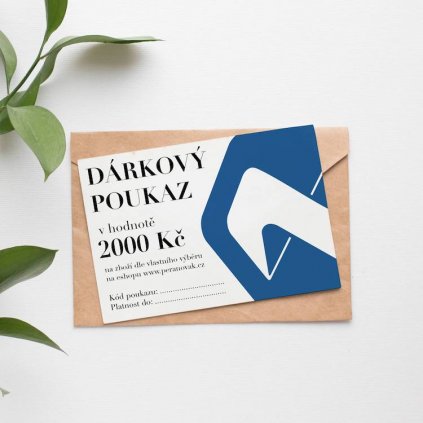 Darkovy poukaz 2000 mockup