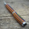 Dřevěné kuličkové pero Portland S - Barevná dýha 5