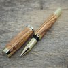 Dřevěné kuličkové pero Portland L - Oliva z Betléma - zlaté 2