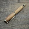luxusni drevene kulickove pero Portland S Betlemska oliva zlate6