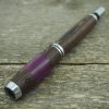 Dřevěné plnicí pero Portland S - Fialový akryl - Wenge 3