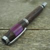 Dřevěné plnicí pero Portland S - Fialový akryl - Wenge 3