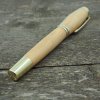 Dřevěné plnicí pero Portland L - Sicilská oliva - zlaté 4