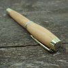 Dřevěné plnicí pero Portland L - Sicilská oliva - zlaté 4