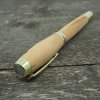 Dřevěné plnicí pero Portland L - Sicilská oliva - zlaté 4