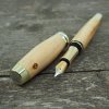 Dřevěné plnicí pero Portland L - Sicilská oliva - zlaté 4