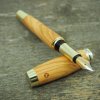 luxusni drevene plnici pero Portland L Sicilska Oliva zlate (10)