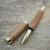 luxusni drevene kulickove pero Portland L Americky orech zlate9