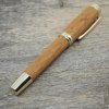 luxusni drevene plnici pero Portland L Teak zlate3