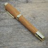 luxusni drevene plnici pero Portland L Teak zlate7