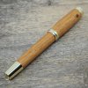 luxusni drevene plnici pero Portland L Teak zlate8
