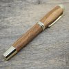 luxusni drevene plnici pero Portland L Zebrano zlate3