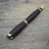 luxusni drevene kulickove pero Portland S Wenge zlate1