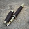 luxusni drevene plnici pero Portland L Wenge zlate (9)